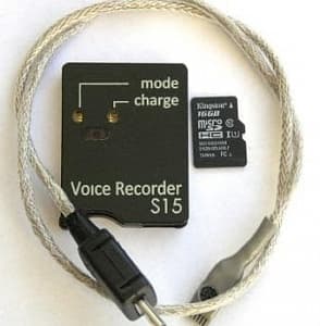 "Сорока-15.2чёрный, microSD Samsung EVO+ 32GB, внешний микрофон 45 см